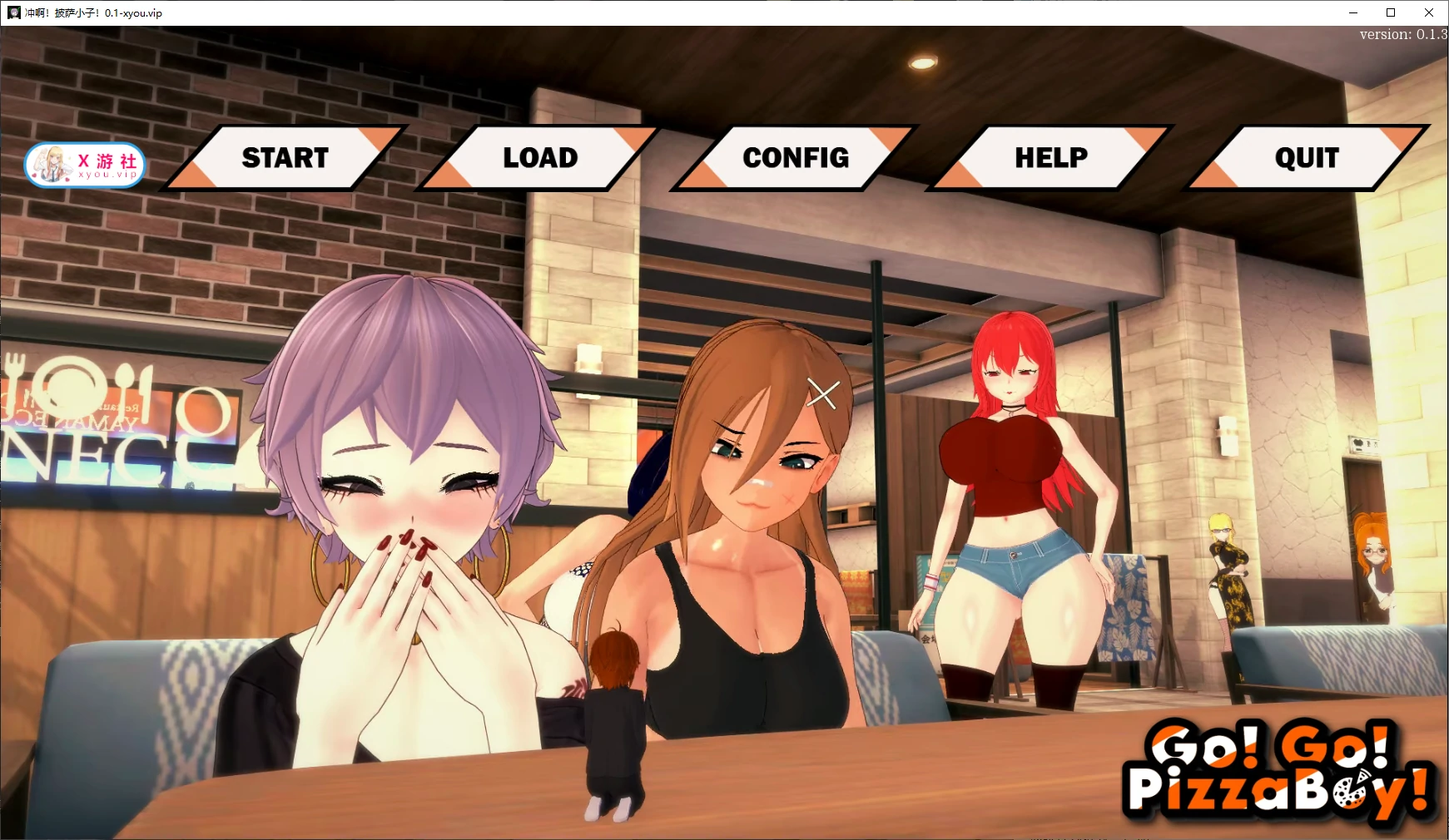 【日系SLG/AI汉化/3D】冲啊!披萨小子!0.1.3 AI汉化版【PC+安卓/2.2G/更新】 封面图 1