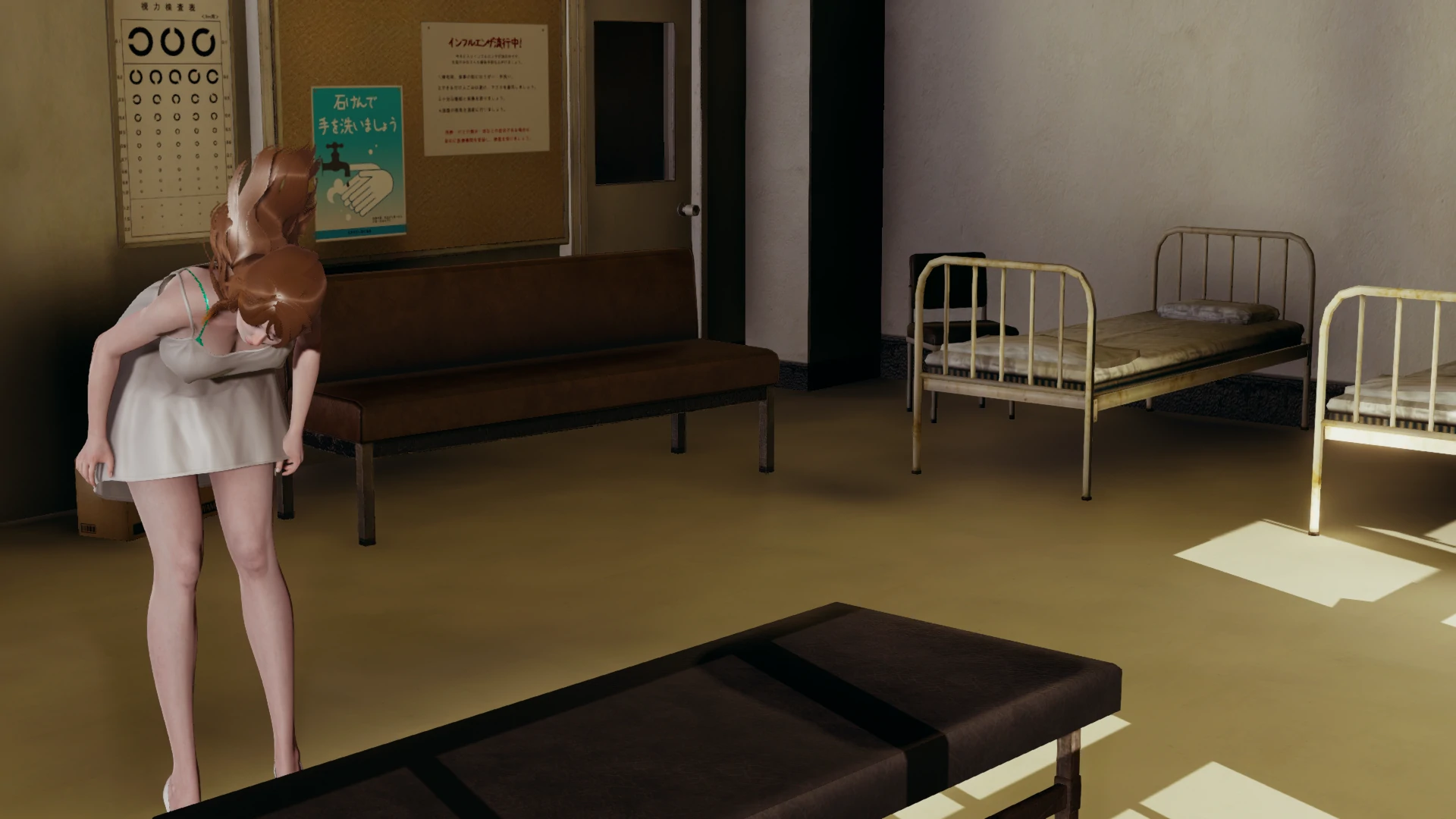 【亚洲SLG/AI汉化/3D】偏远学院校医0.15 AI汉化版【PC+安卓/0.6G/更新】 封面图 2