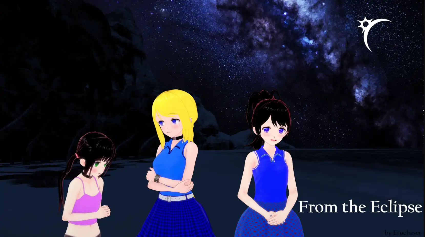 【日系SLG/AI汉化/3D】来自日食0.4.1 AI汉化版【PC+安卓/4.97G/更新】 封面图 1