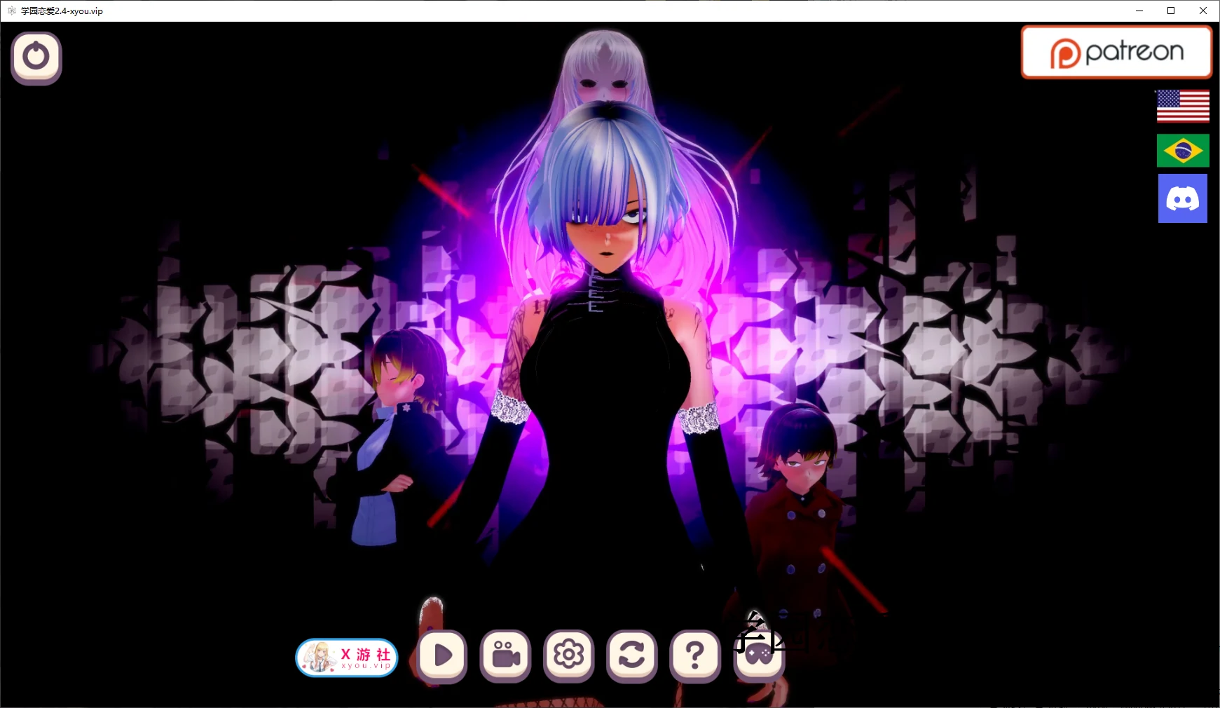 【日系SLG/AI汉化/3D】学园恋爱2.4 AI汉化版【PC+安卓/2.1G/更新】 封面图 1