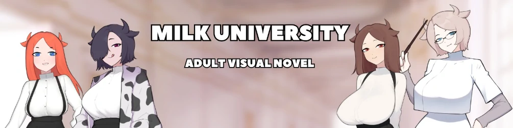 【日系SLG/AI汉化/2D】牛奶大学0.5 AI汉化版【PC+安卓/1G/更新】 封面图 1