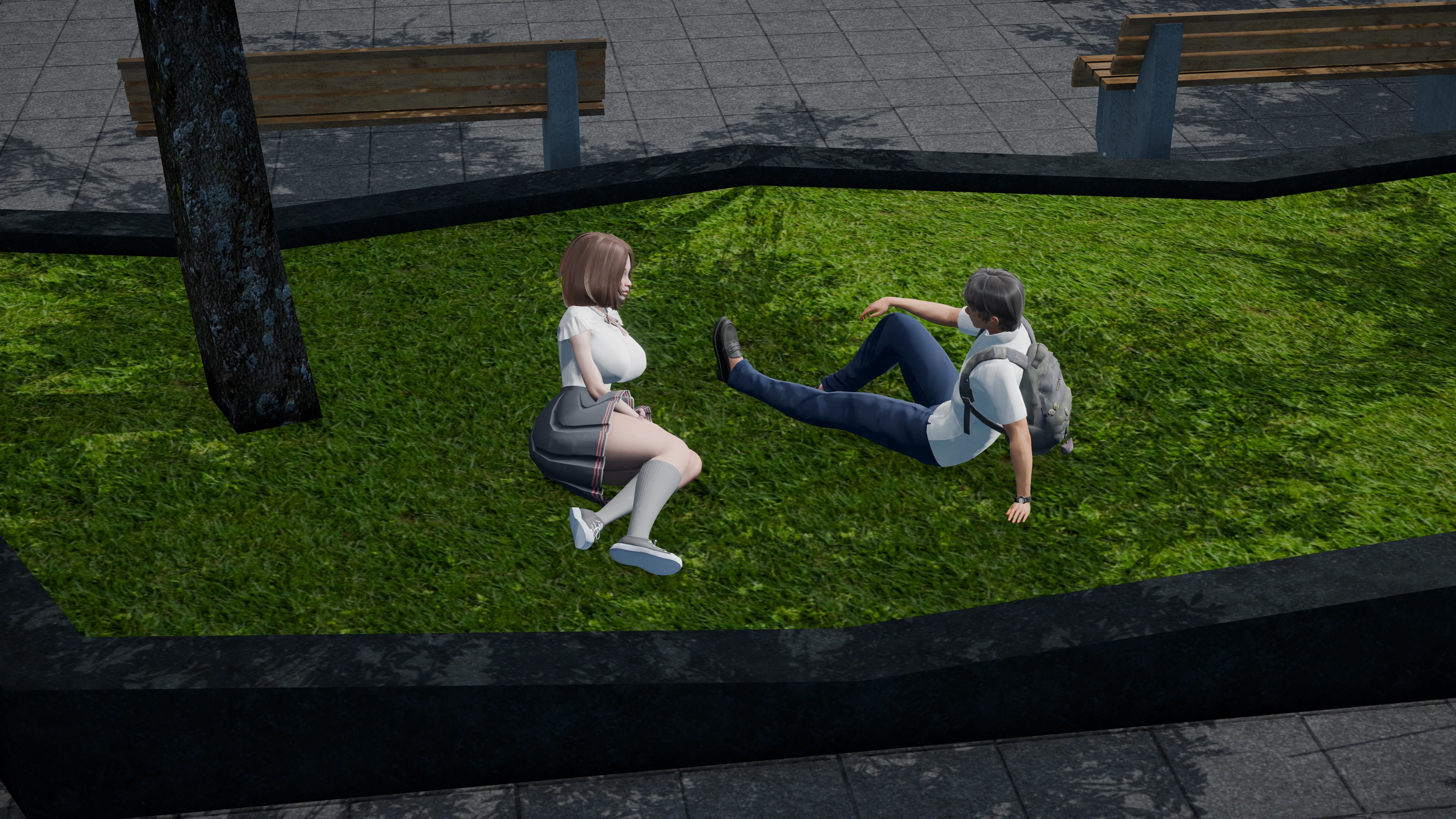 【亚洲SLG/AI汉化/3D】简单的工作0.1 AI汉化版【PC+安卓/2.3G/首发】 内容图 2